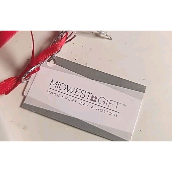 NWT Ganz Gnome Porcupine  Mouse Christmas Tree Ceramic Oval Ornament Farmhouse - Picture 6 of 6